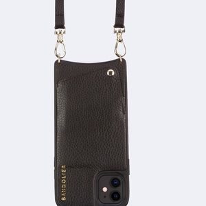 Bandolier black pebble iPhone X case (no strap)